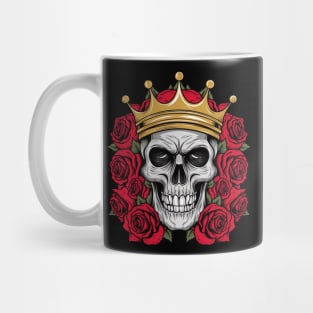 Floral Skull: Beauty and Darkness in Harmony Mug